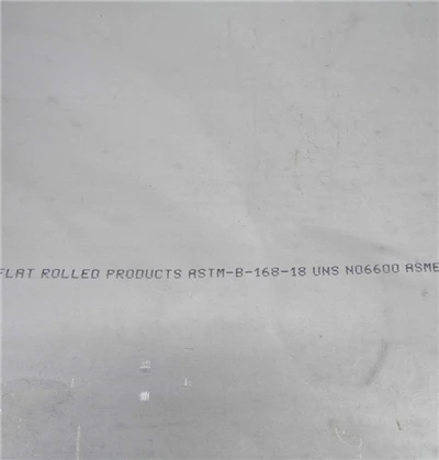 ASTM B168 UNS N06600 Nickel-based Alloy Plate