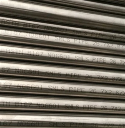 Inconel 601 Round Tubes