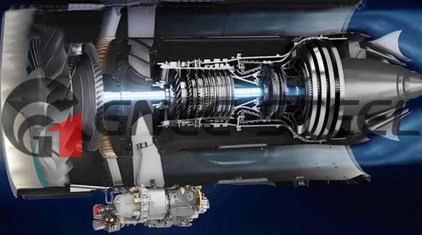 Aircraft engine running shaft Aircraft engine running shaft